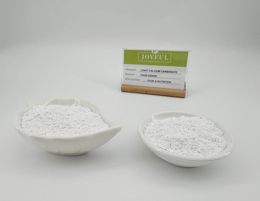 Polvo de cálcio orgânico leve em granel de alta pureza aprovado pela FDA