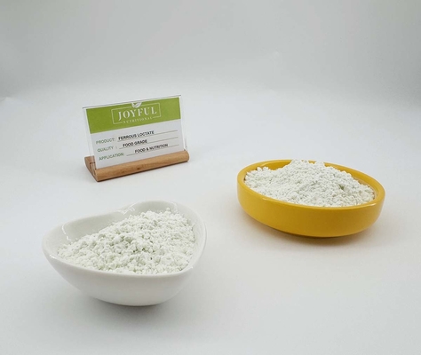 Ferro granular orgânico II Ácido lacado ferroso Matéria-prima C6H10FeO6
